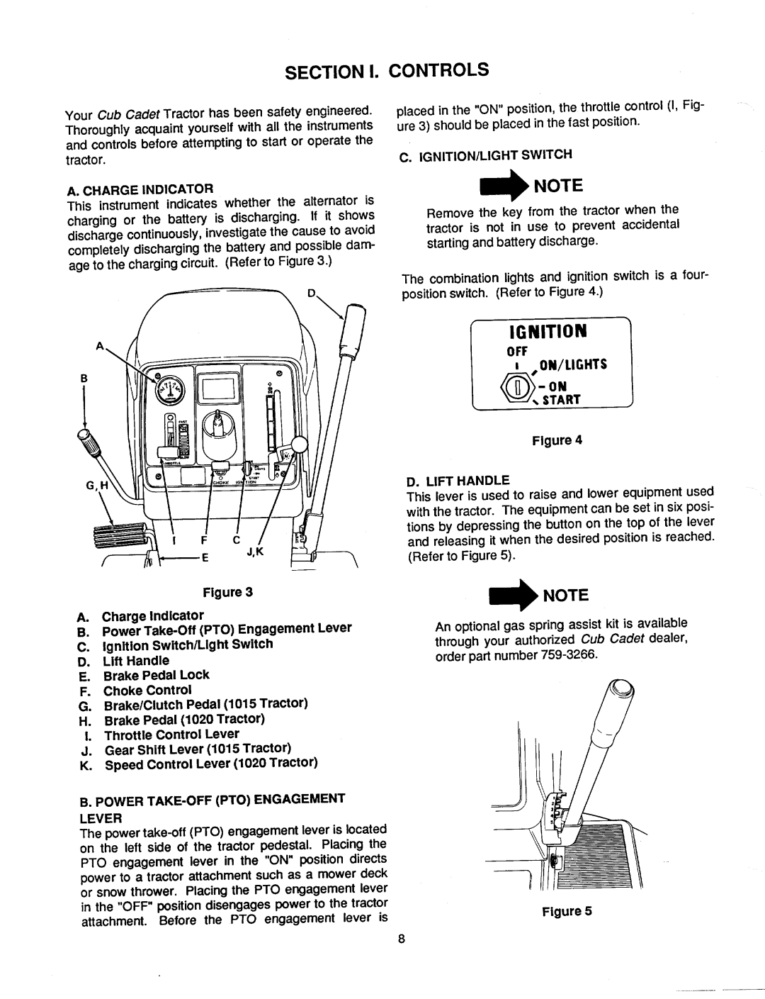 Cub Cadet 1020, 1015 manual 