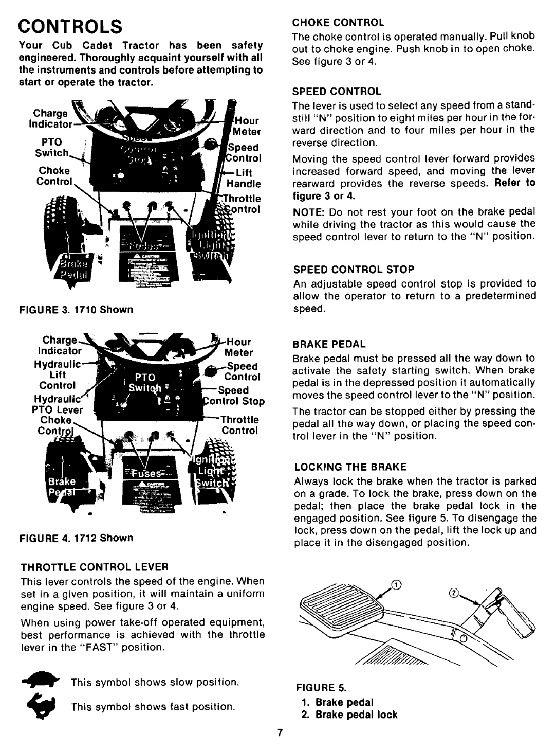 Cub Cadet 1711 (782), 1210 (680), 1710 (682), 1712 (784) manual 