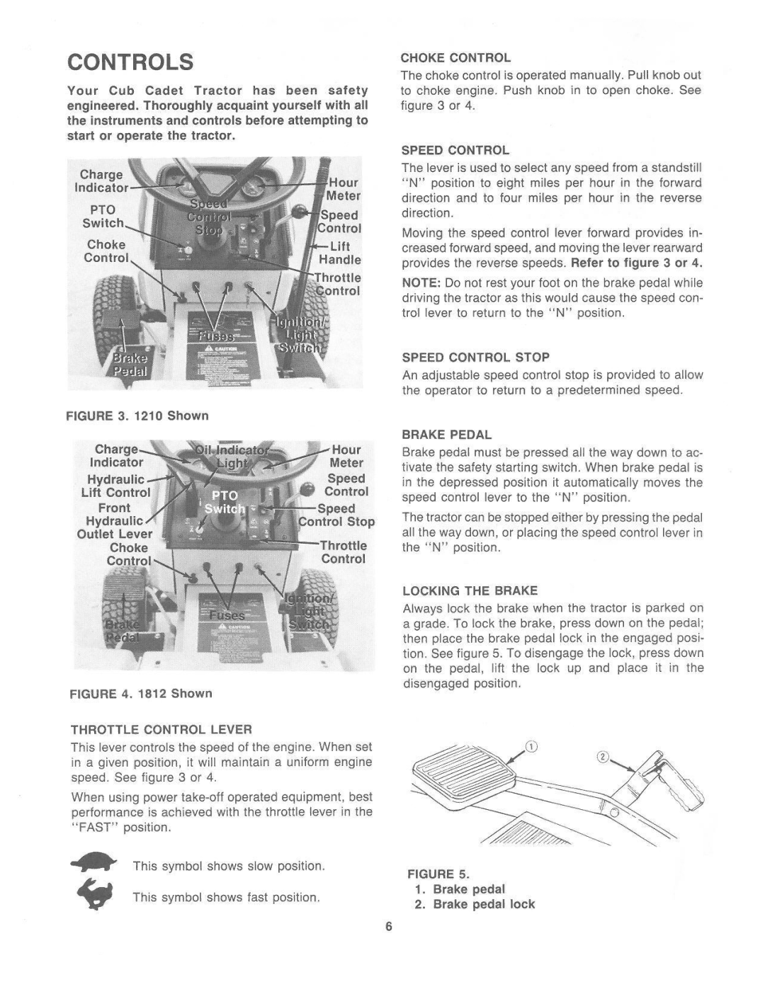 Cub Cadet 1210 (680), 1810 (682), 1811 (782) manual 