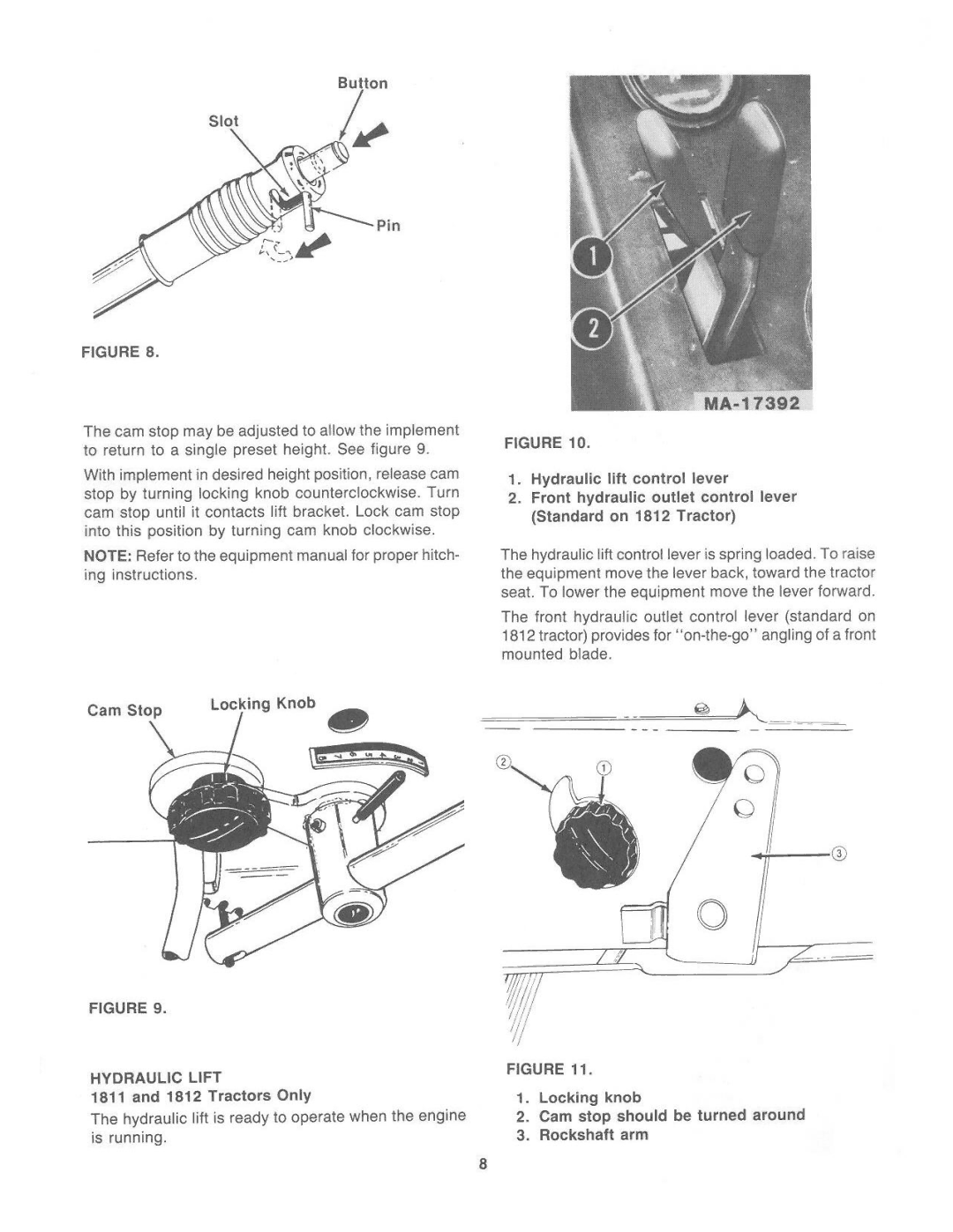 Cub Cadet 1811 (782), 1210 (680), 1810 (682) manual 