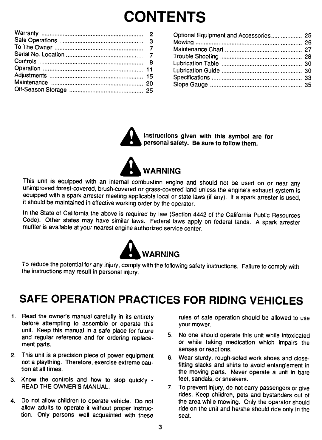 Cub Cadet 1320, 1315 manual 
