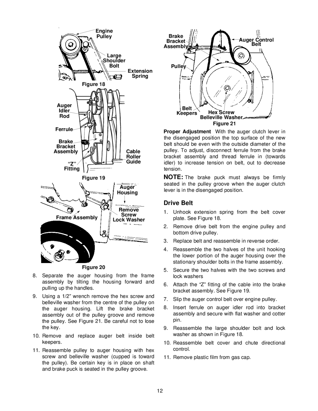 Cub Cadet 1333 SWE manual Drive Belt 