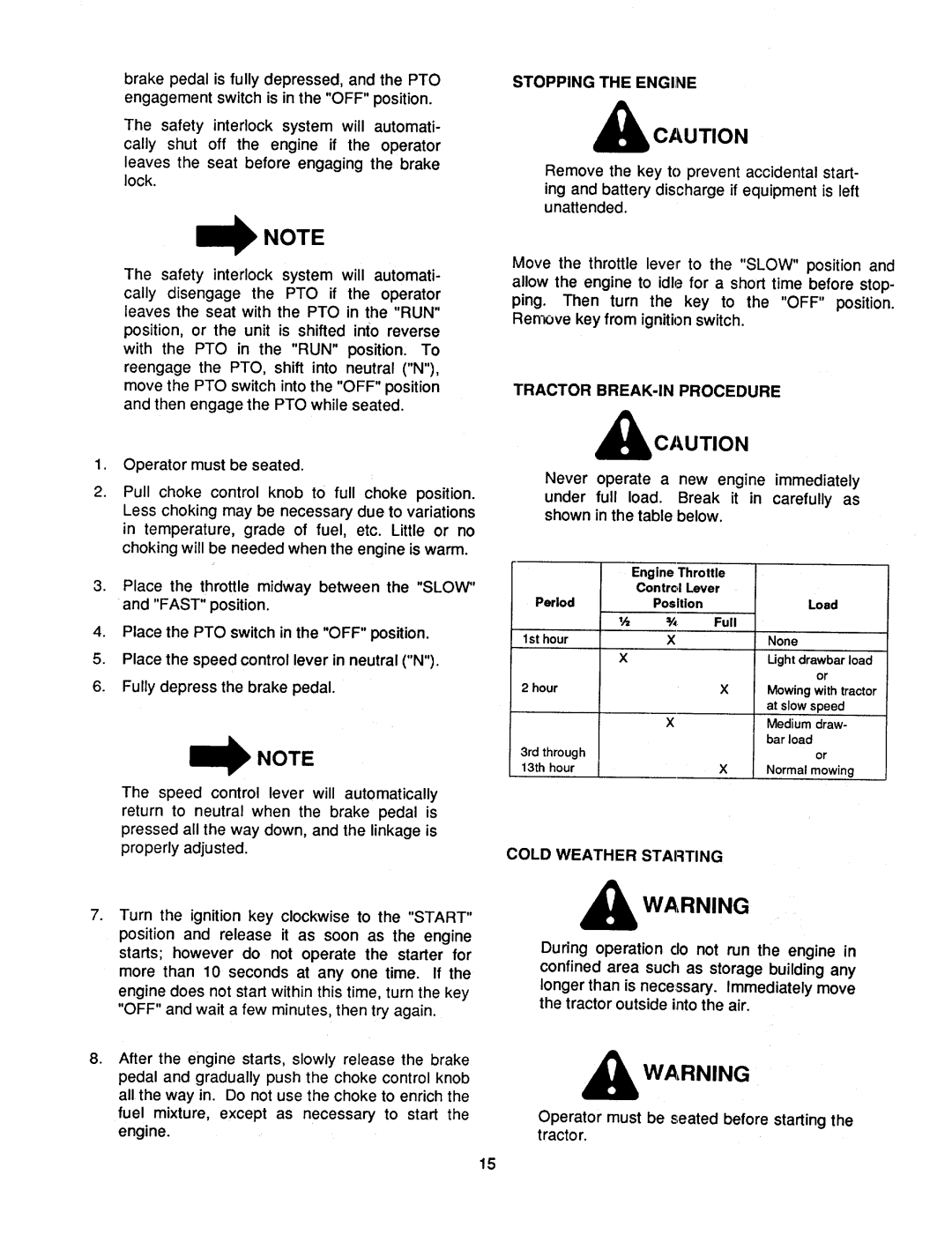 Cub Cadet 1340 manual 