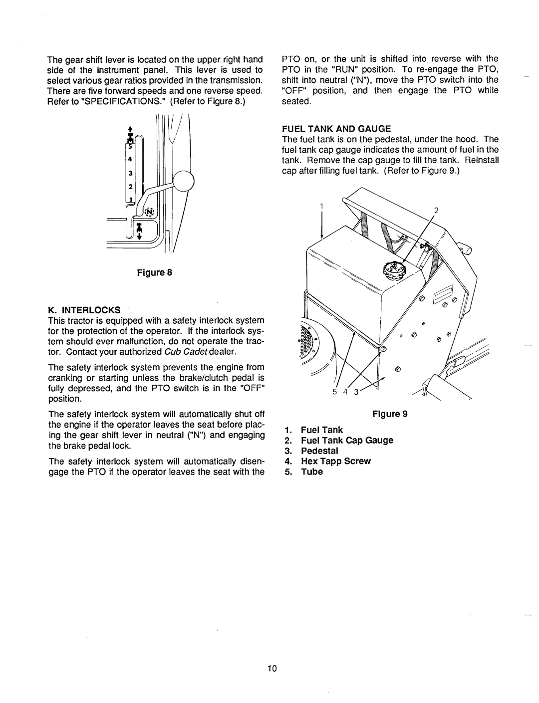 Cub Cadet 1405 manual 