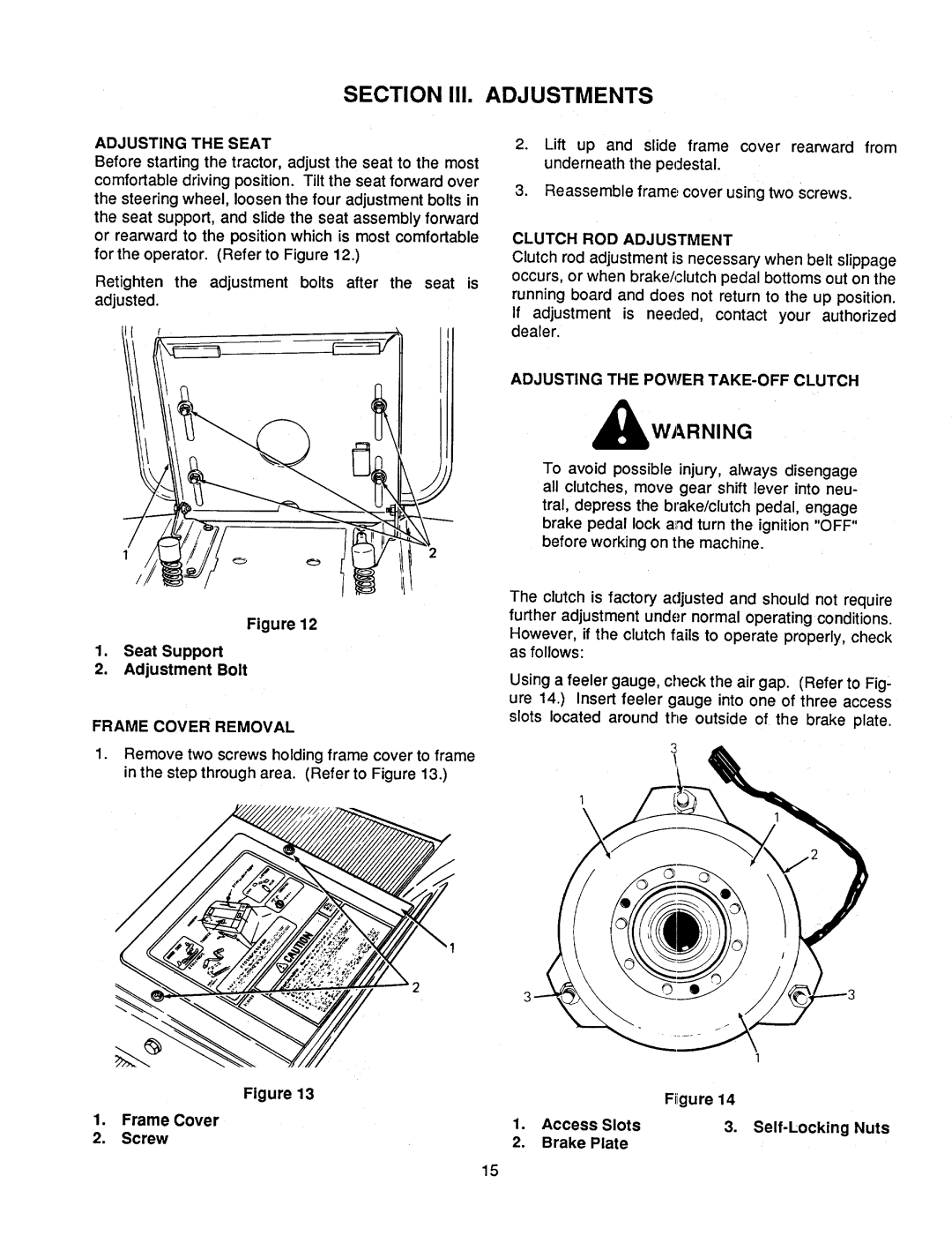 Cub Cadet 1405 manual 