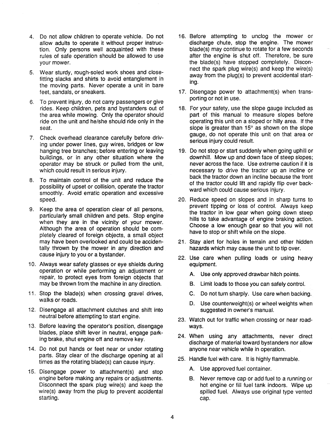 Cub Cadet 1405 manual 
