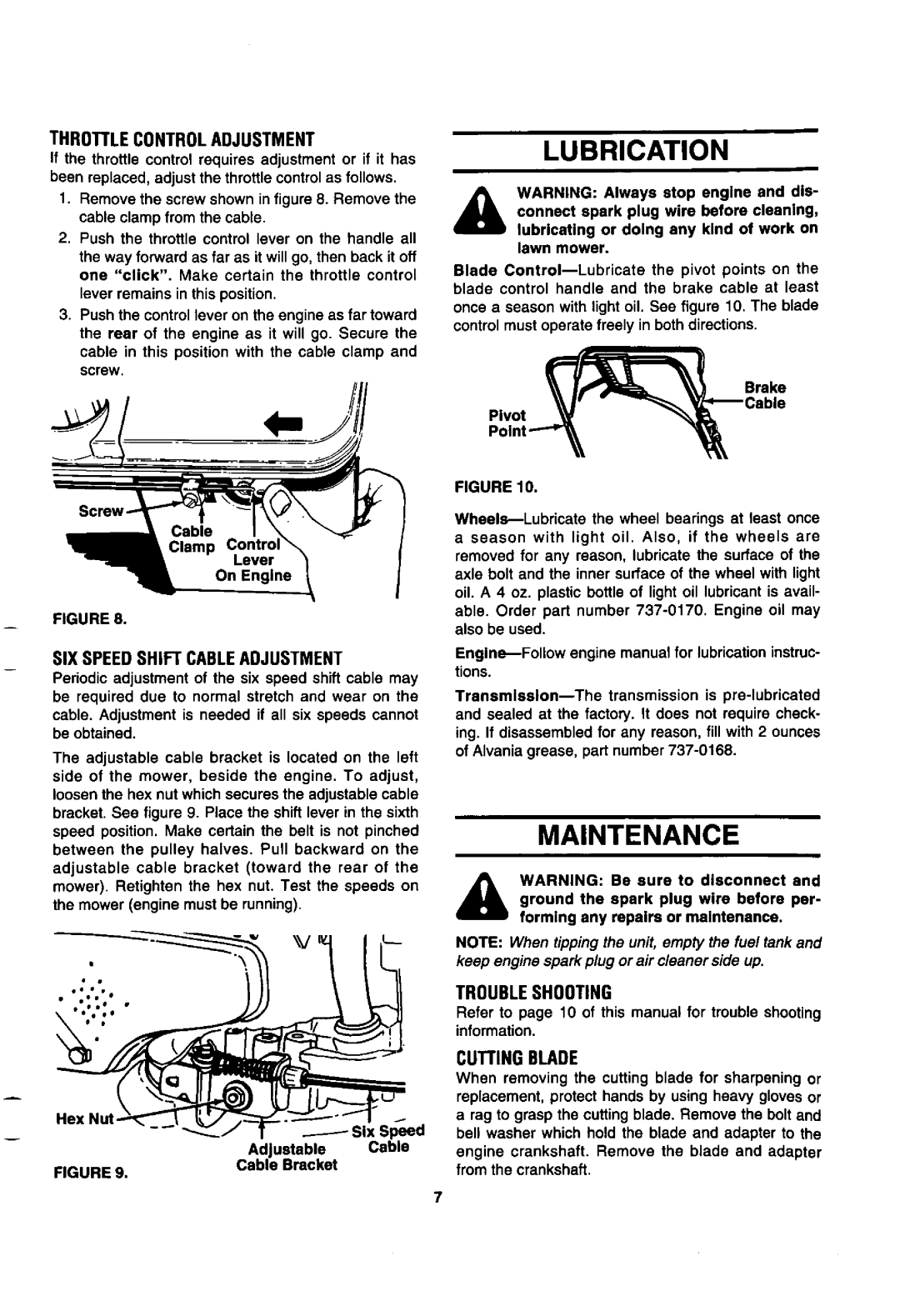 Cub Cadet 148 manual 