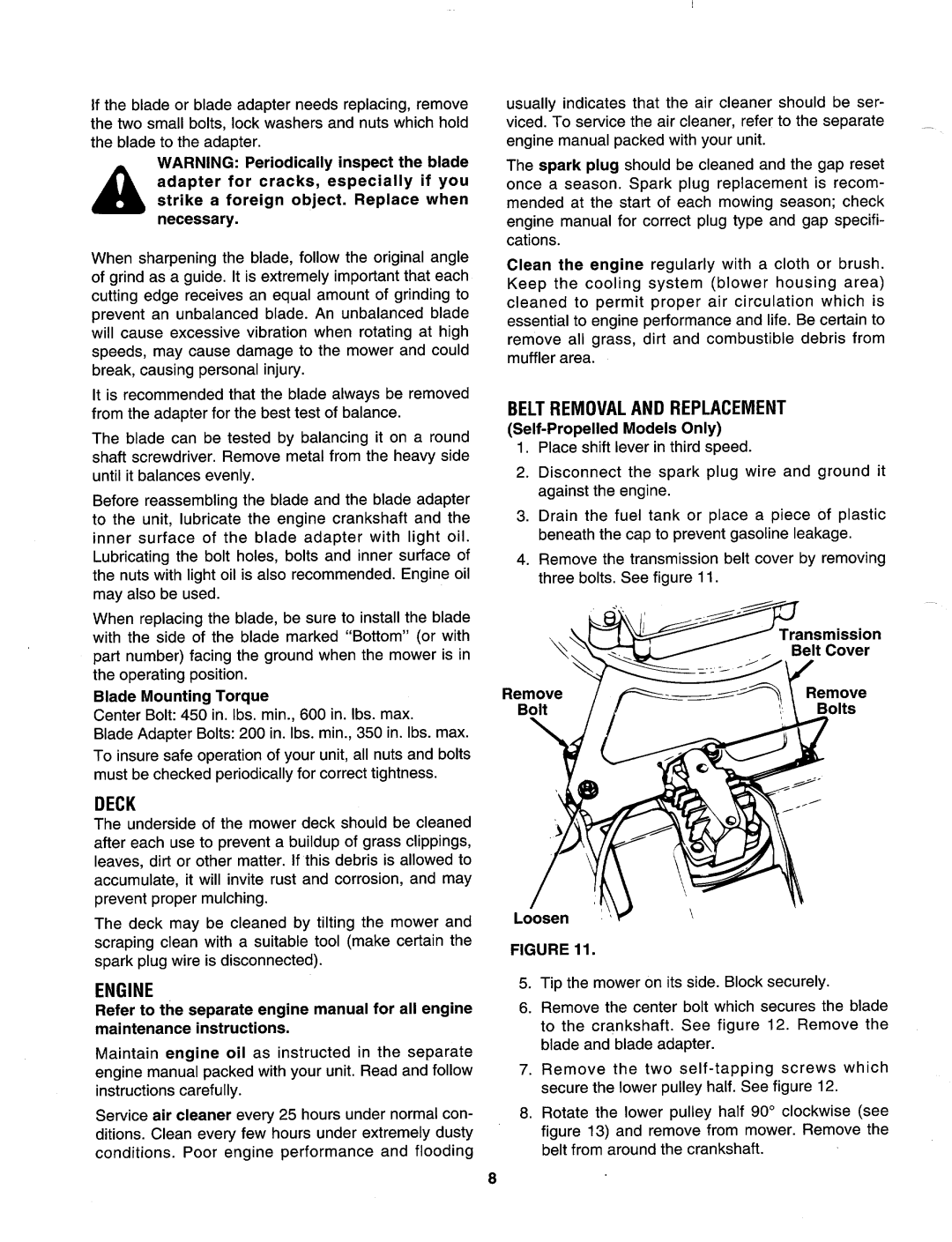 Cub Cadet 148N, 108C manual 
