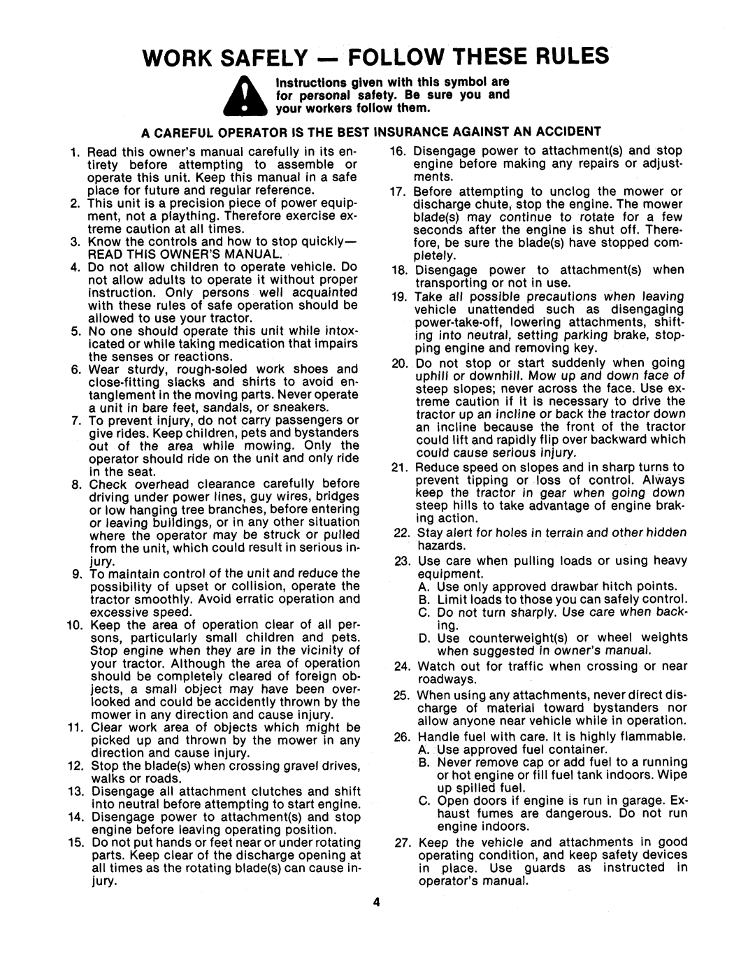 Cub Cadet 1512 (882) manual 