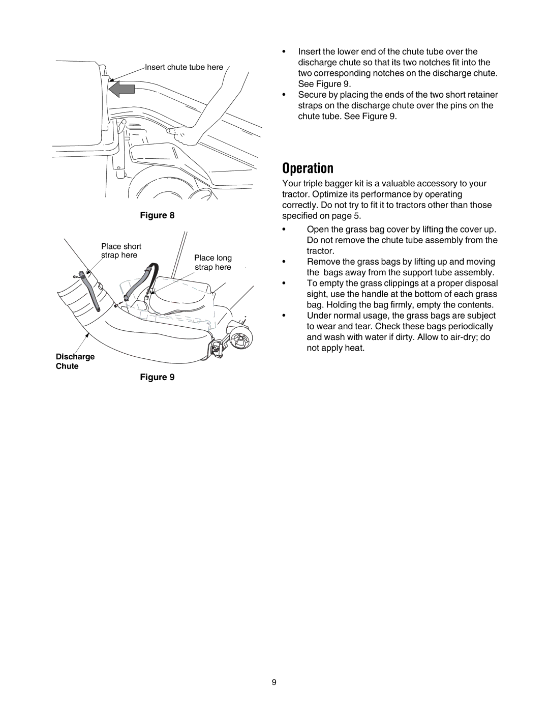 Cub Cadet 190-190-100, 190-192-190 manual Operation 