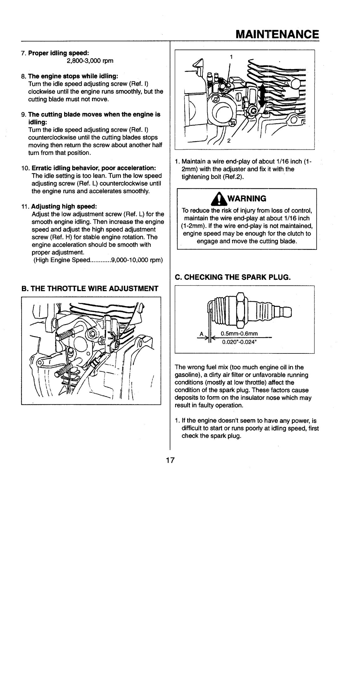 Cub Cadet 19EHC manual 
