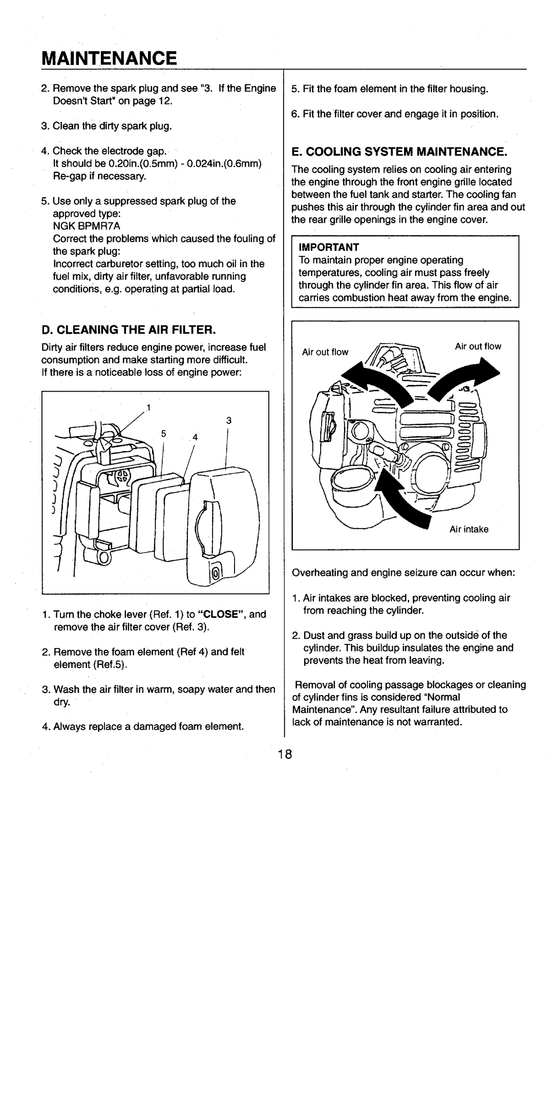 Cub Cadet 19EHC manual 