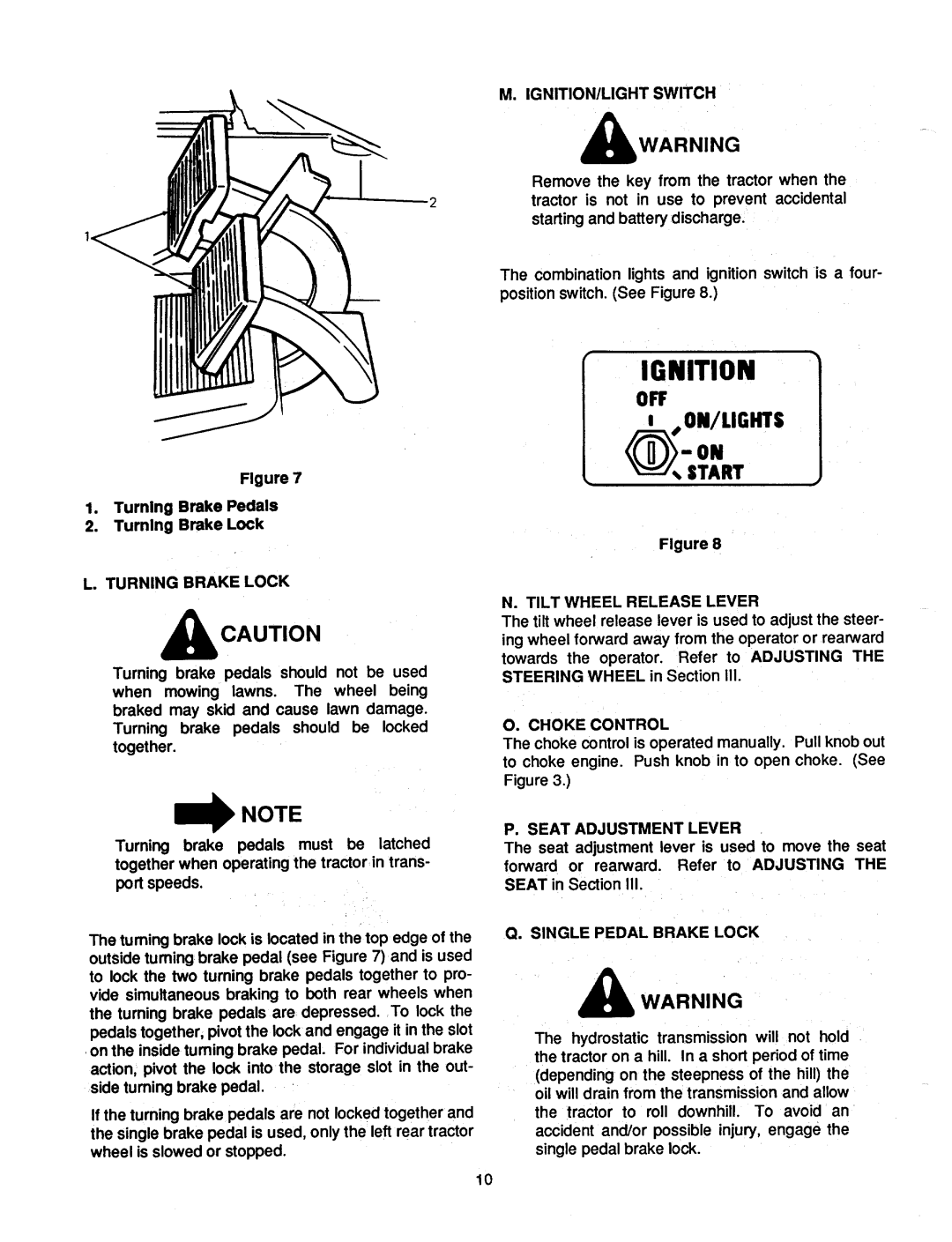 Cub Cadet 2082, 1882 manual 