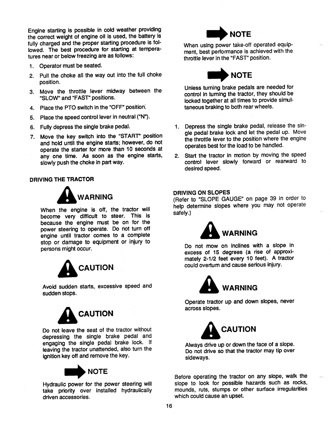 Cub Cadet 2082, 1882 manual 