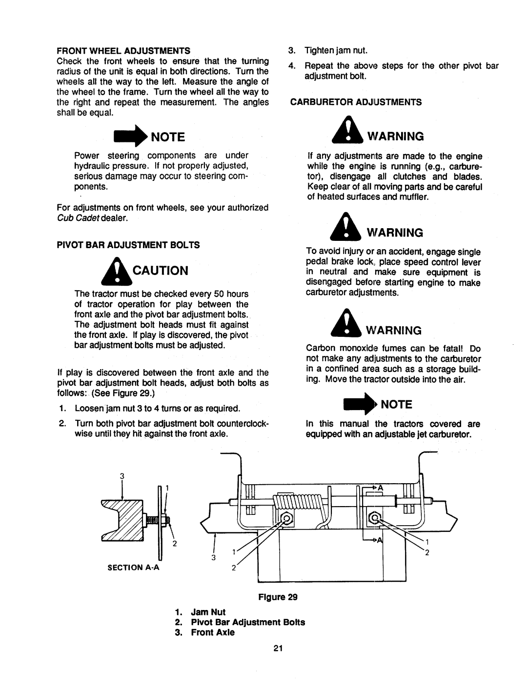 Cub Cadet 1882, 2082 manual 