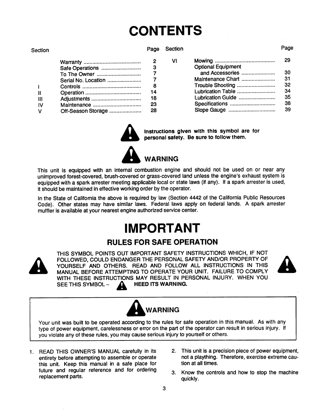 Cub Cadet 1882, 2082 manual 