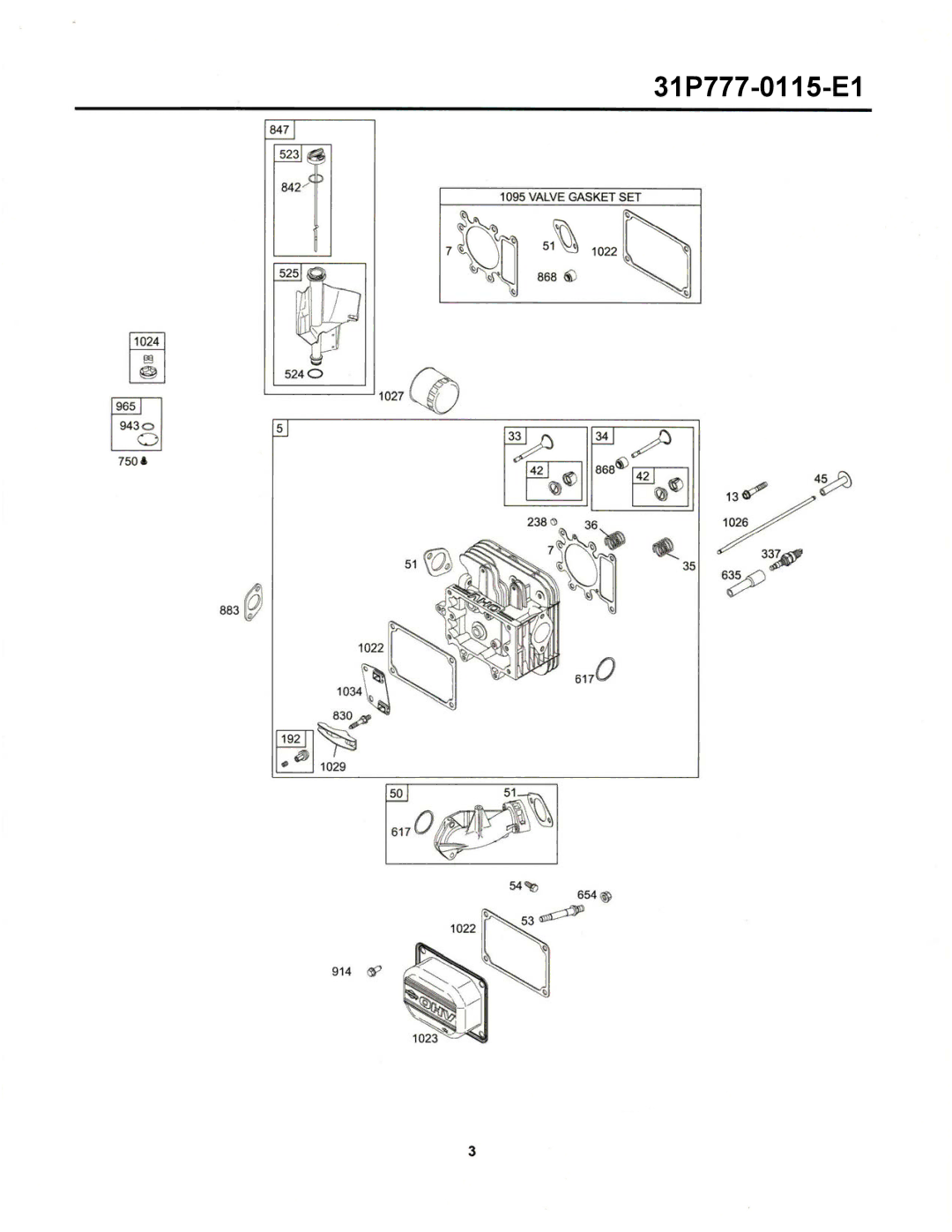 Cub Cadet 20HP Z-Force 44 manual 31P777-0115-E1 