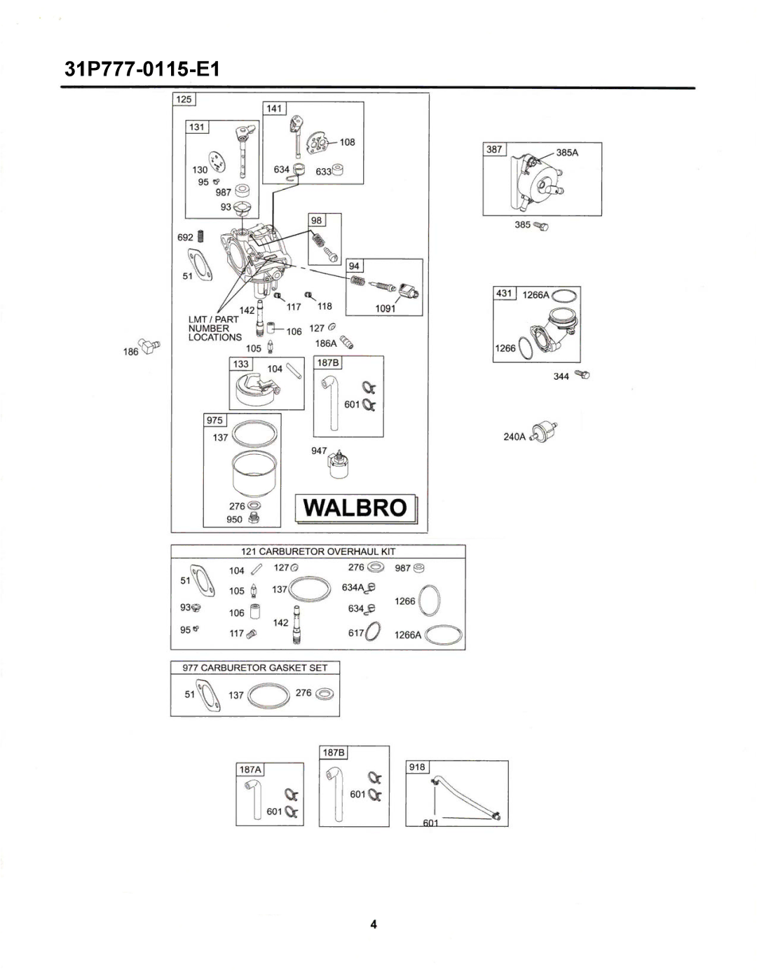 Cub Cadet 20HP Z-Force 44 manual 31P777-0115-E1 