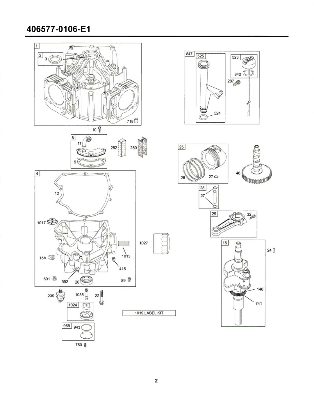 Cub Cadet 20HP Z-Force 44 manual 406577-0106-E1 