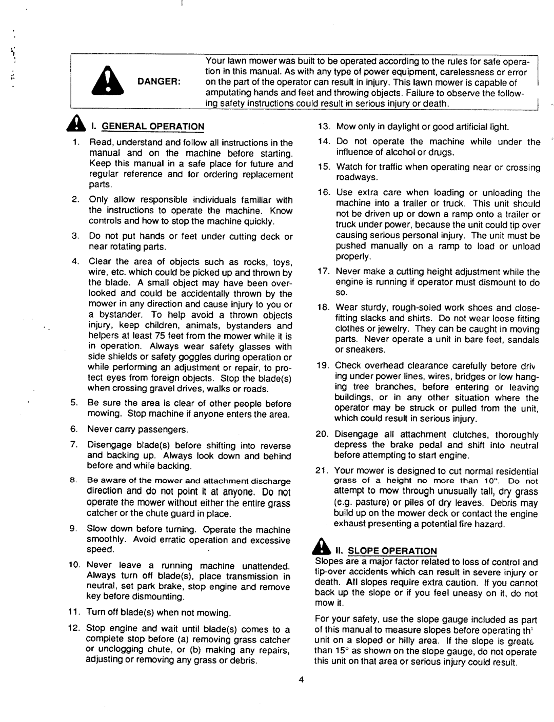Cub Cadet 2130, 2135 manual 