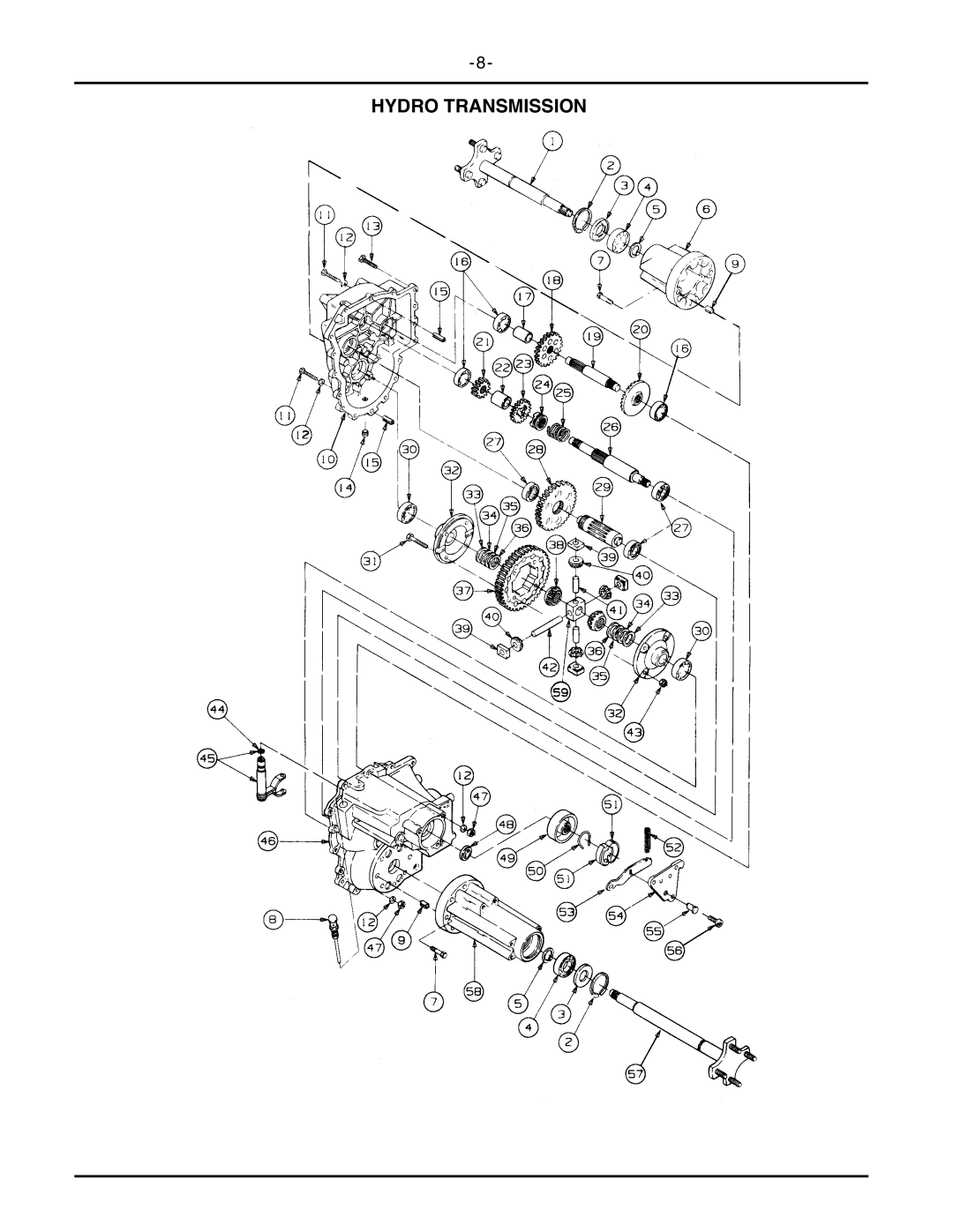 Cub Cadet 2146 manual Hydro Transmission 