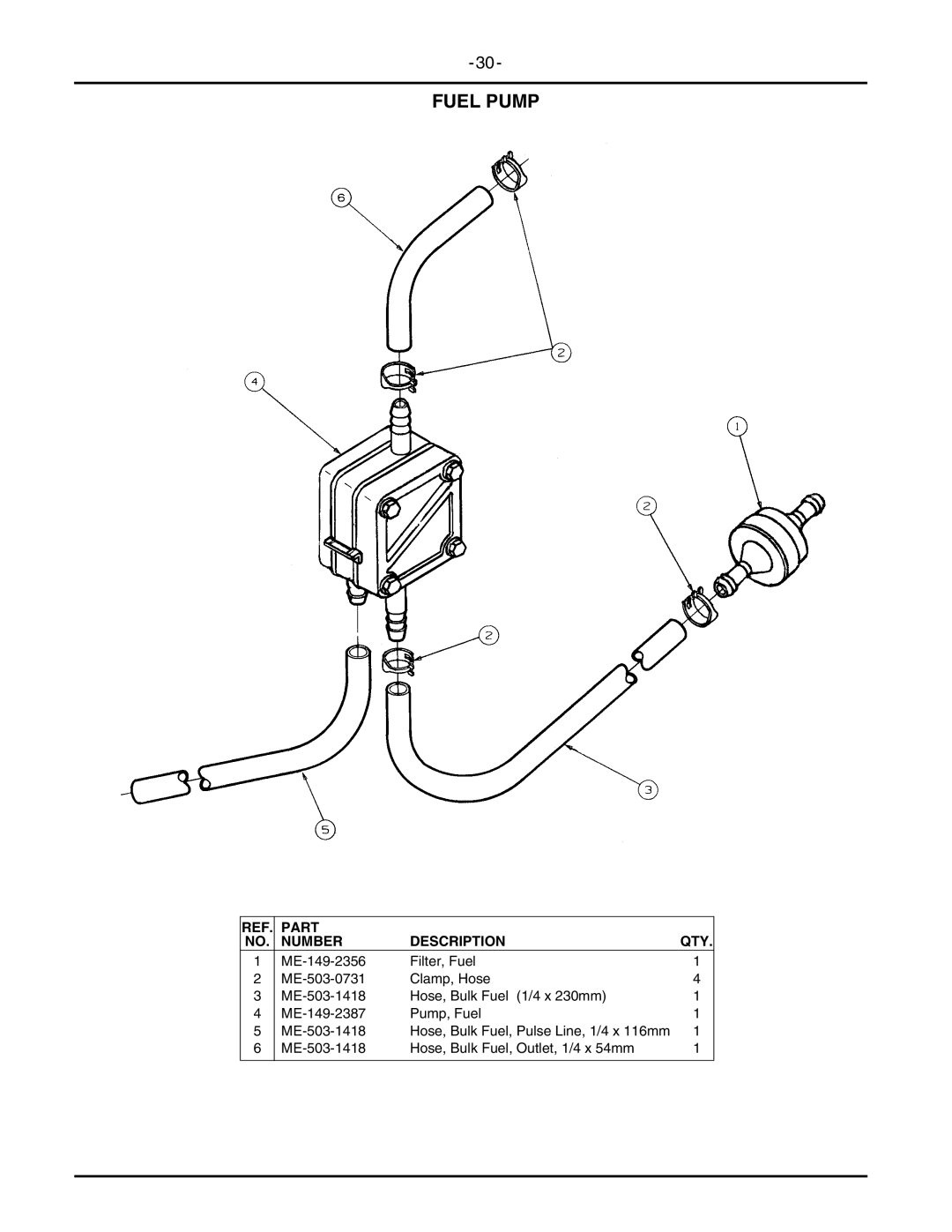 Cub Cadet 2146 manual Fuel Pump 