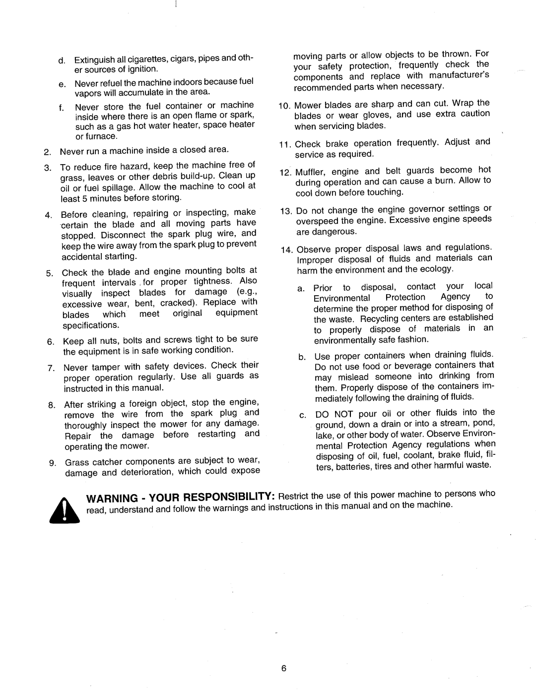 Cub Cadet 2155 manual 