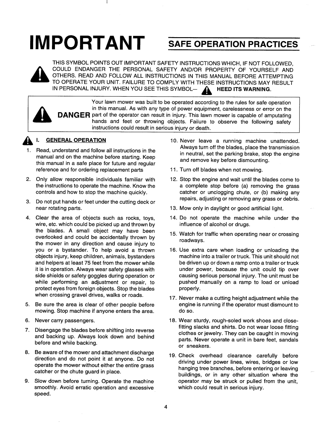 Cub Cadet 2164 manual 