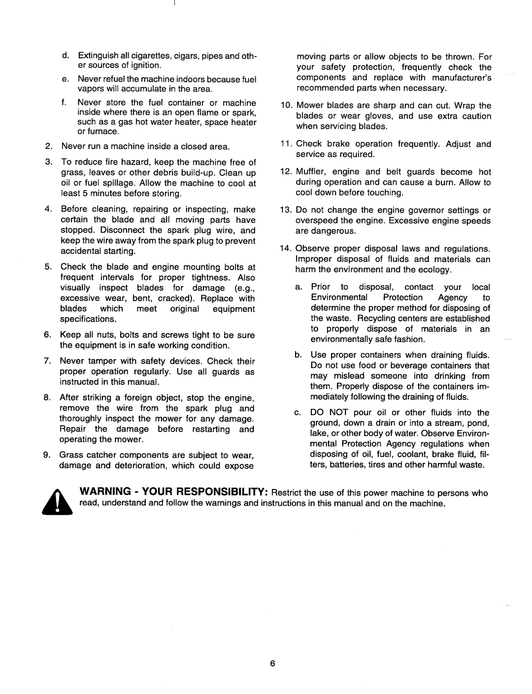 Cub Cadet 2164 manual 