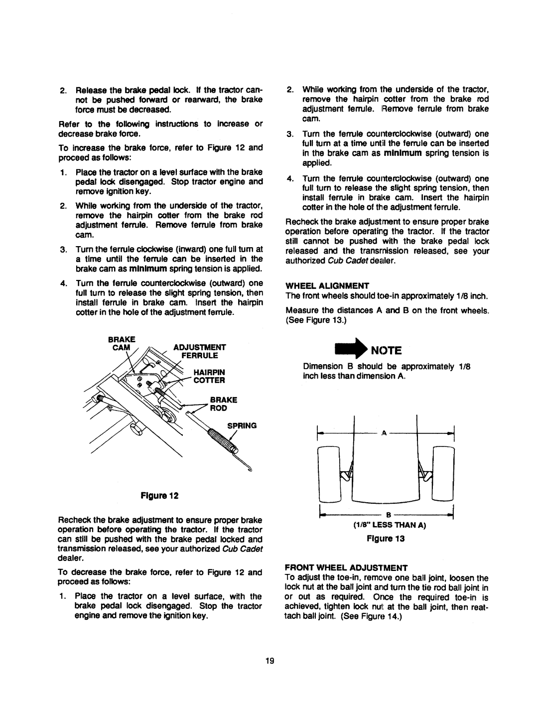 Cub Cadet 2185 manual 