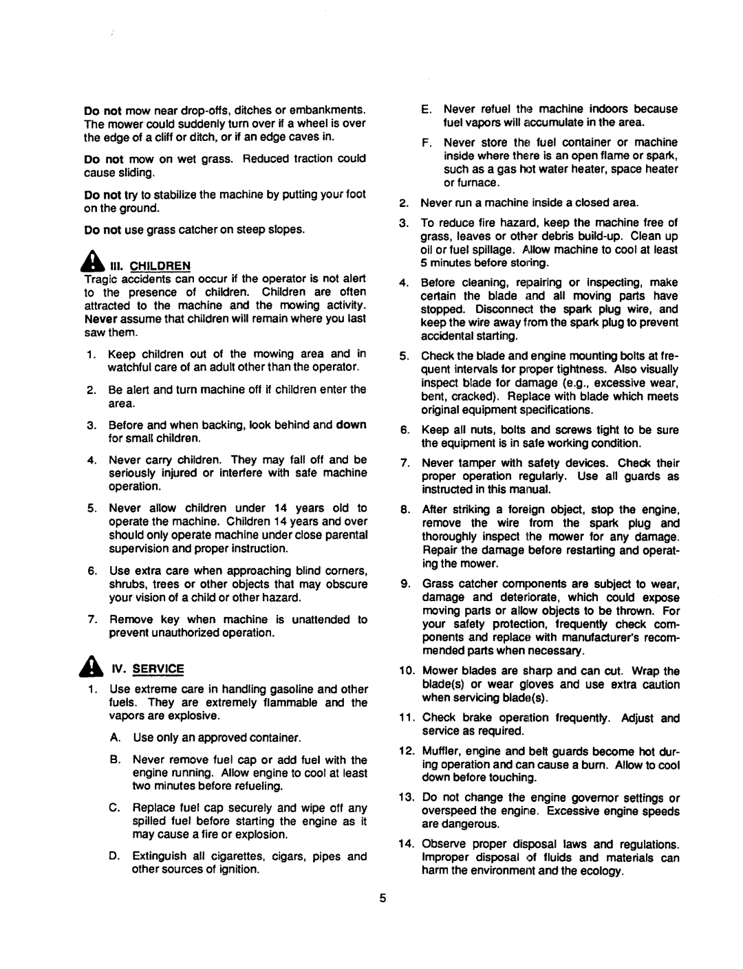 Cub Cadet 2185 manual 