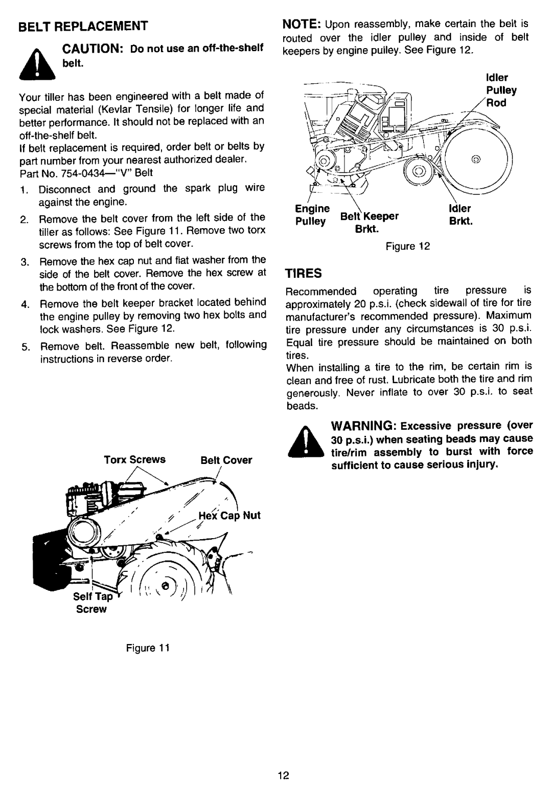 Cub Cadet 21A-458B101 manual 