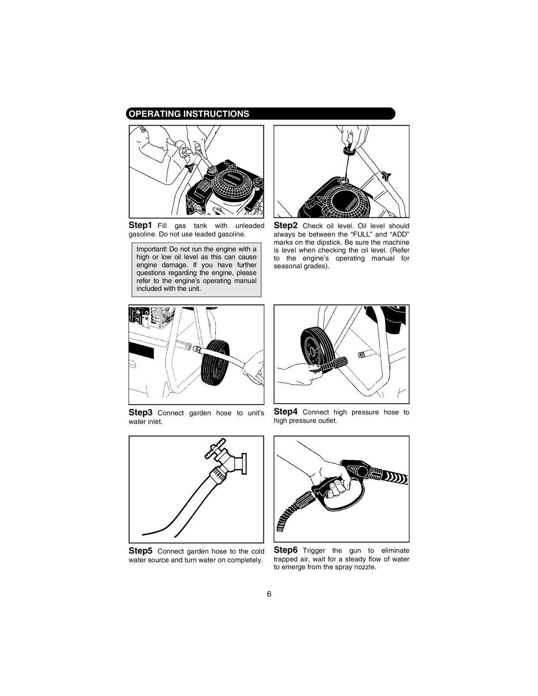 Cub Cadet 2200H manual Operating Instructions 