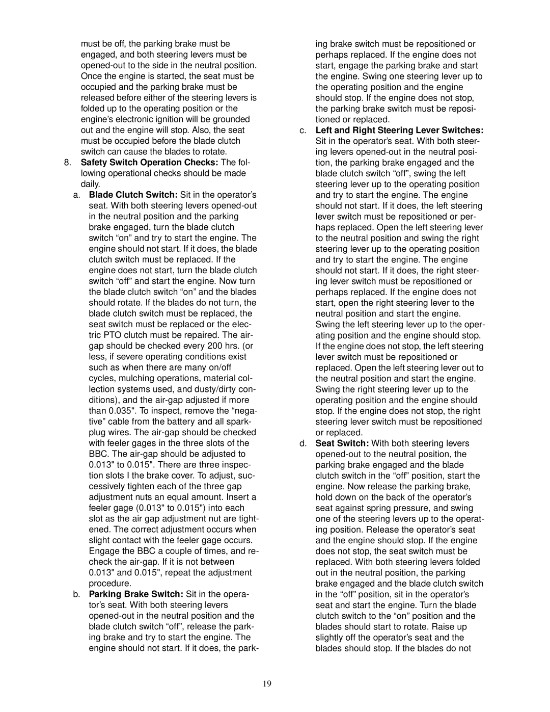 Cub Cadet 23HP Z-Force 50 service manual 