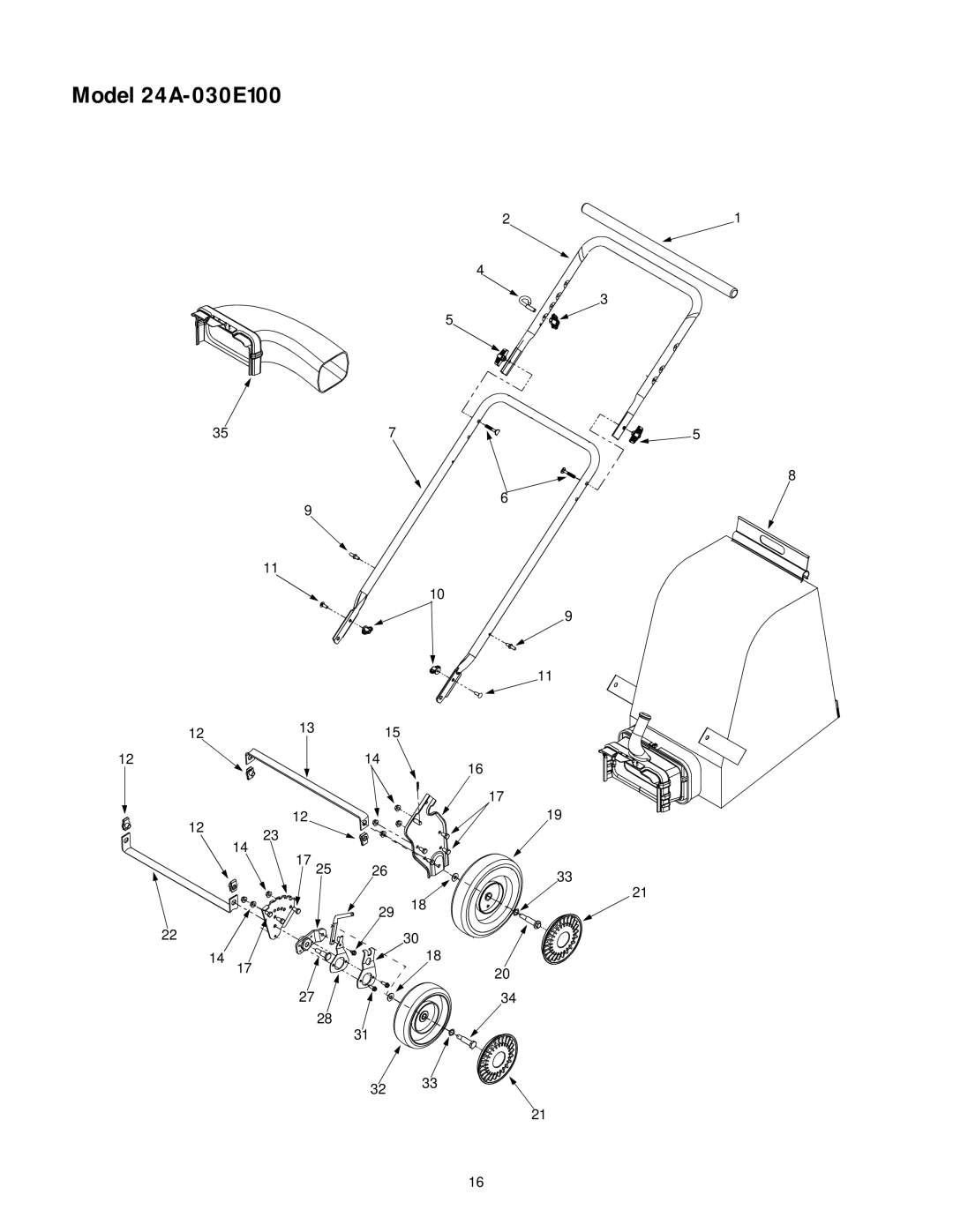 Cub Cadet manual Model 24A-030E100 