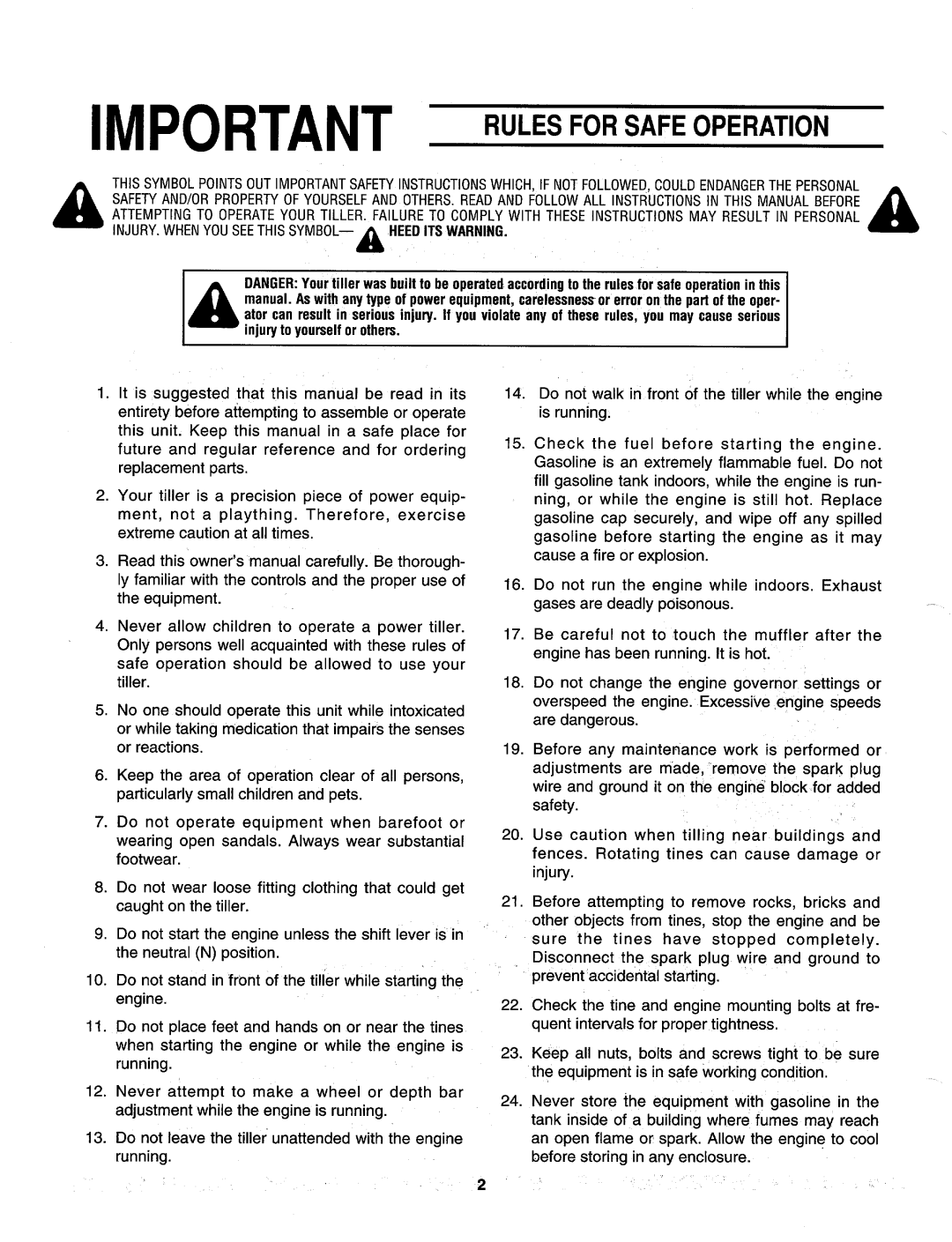 Cub Cadet 35 manual 