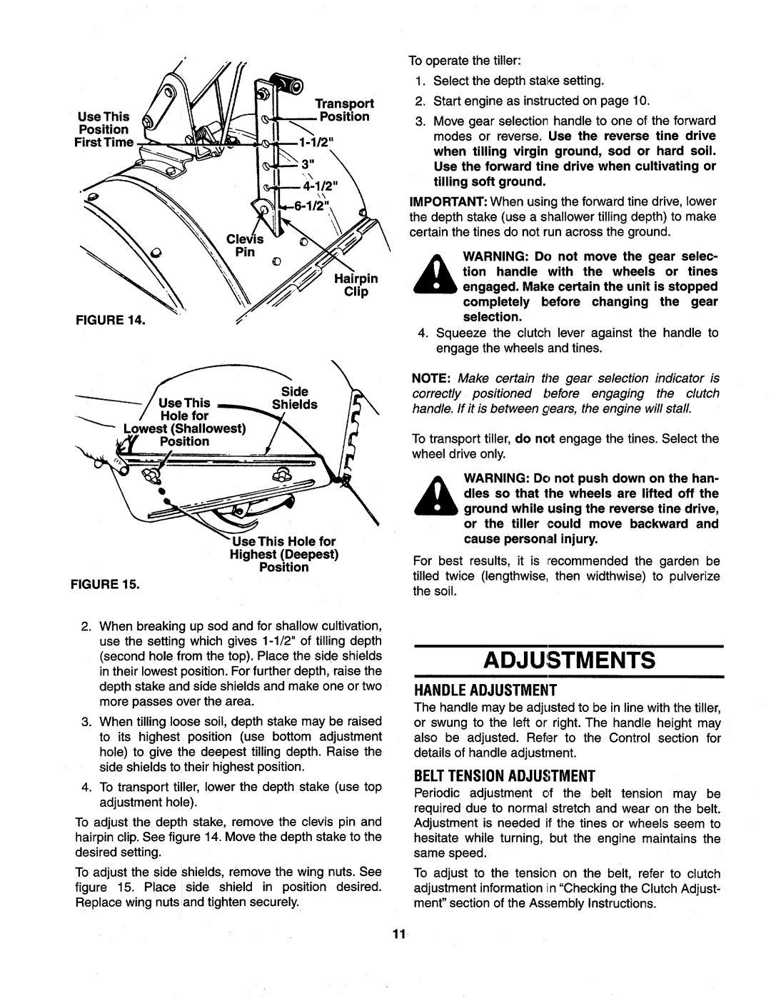 Cub Cadet 448 manual 