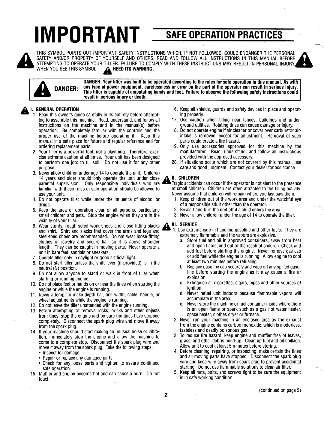 Cub Cadet 448 manual 