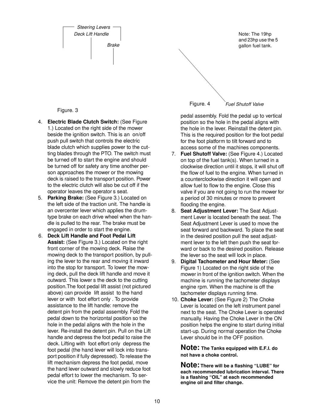 Cub Cadet 48-inch Fabricated Deck service manual Figure Fuel Shutoff Valve 