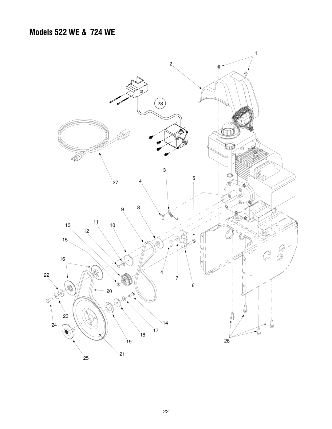 Cub Cadet 522 WE manual 1310 