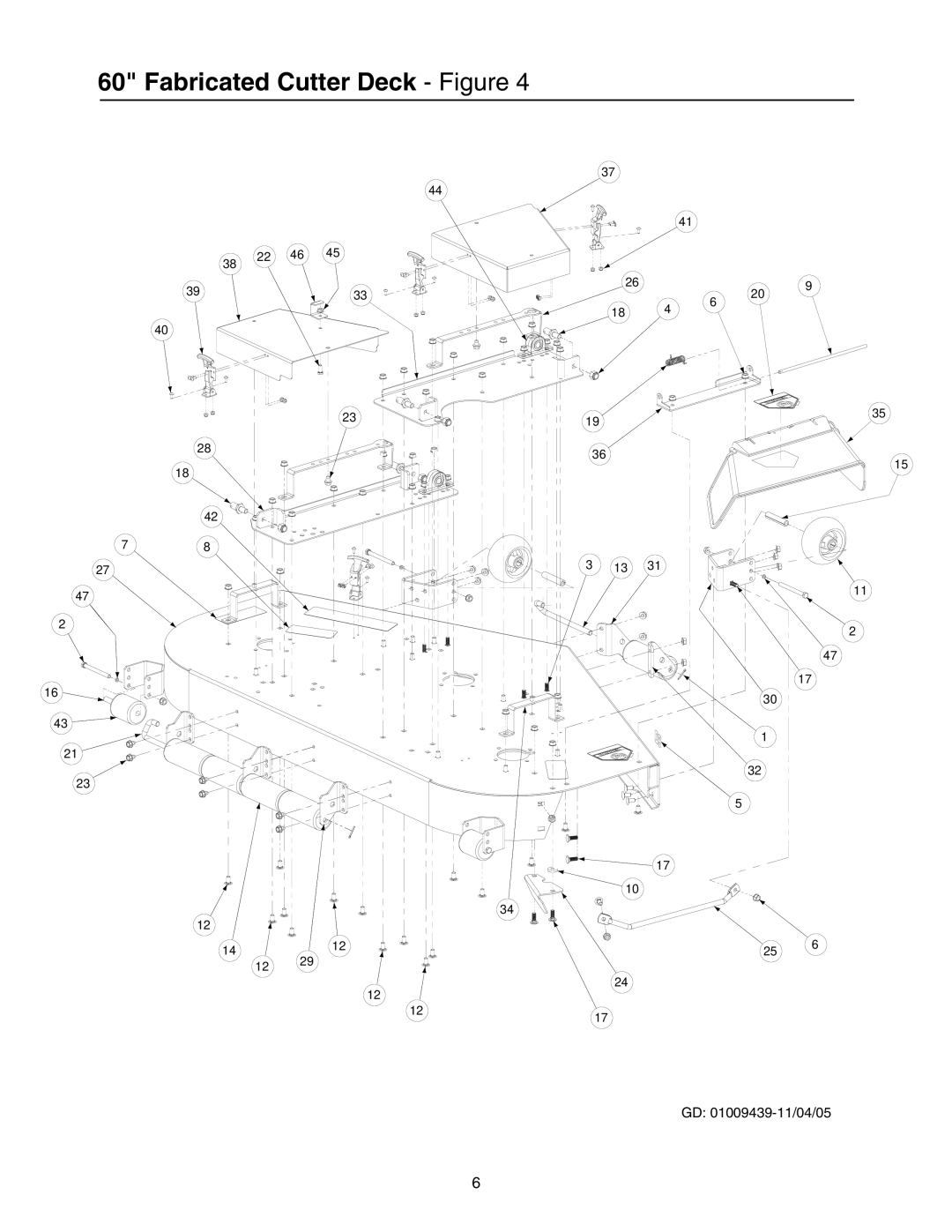 Cub Cadet 53AB5JEZ750, 53AB5JEX750 manual Fabricated Cutter Deck Figure 