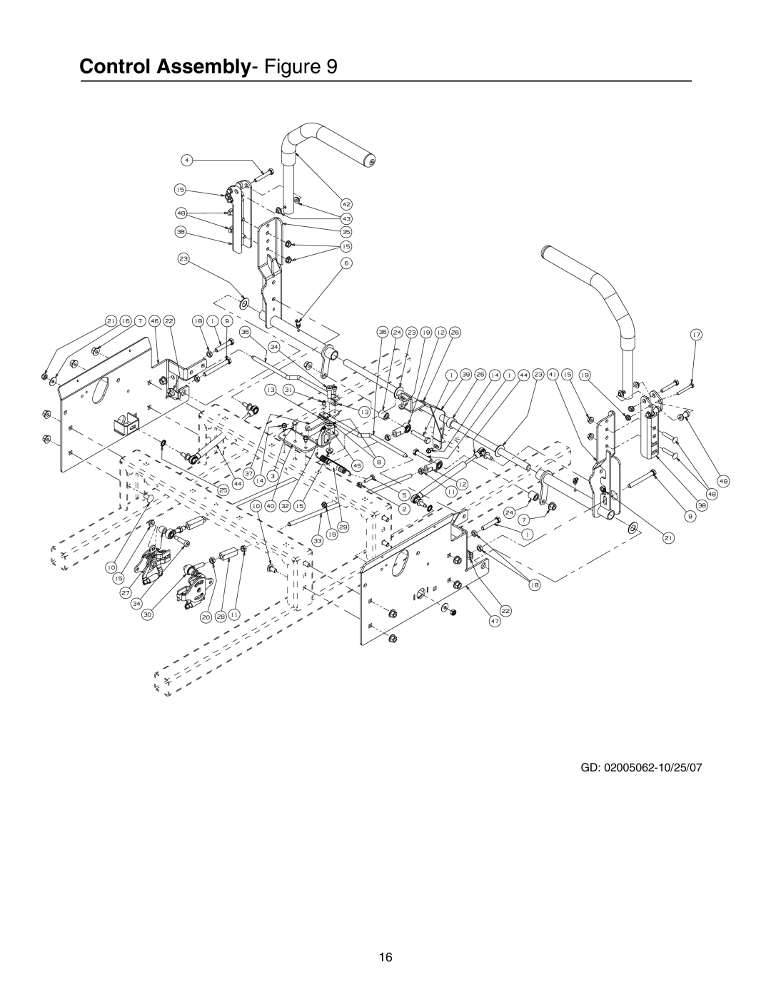 Cub Cadet 53AI8CT8050 manual Control Assembly- Figure 