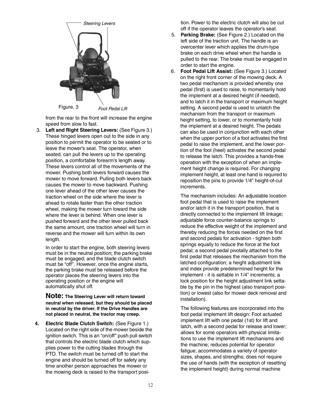 Cub Cadet 53AJ8CTX750 service manual Steering Levers 