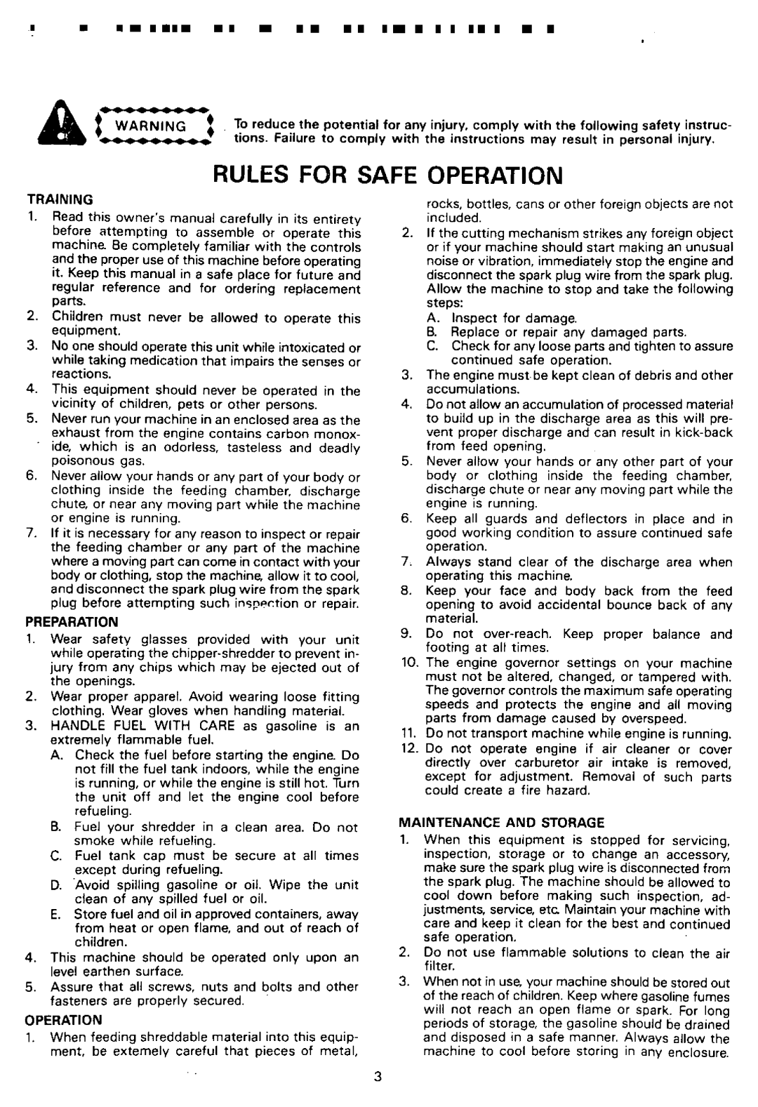 Cub Cadet 650 manual 