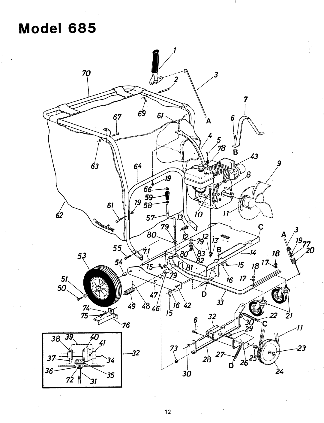 Cub Cadet 685 manual 