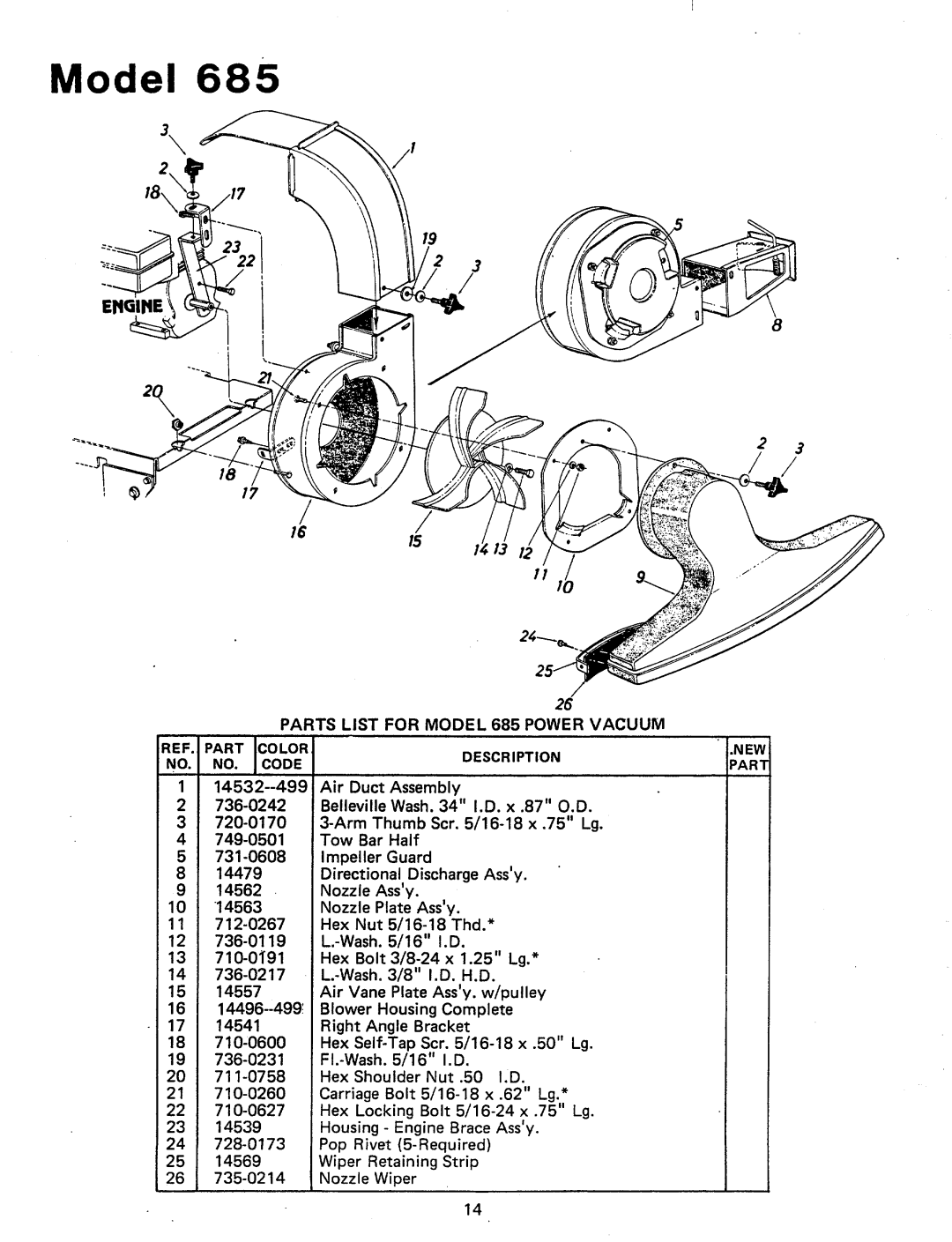 Cub Cadet 685 manual 