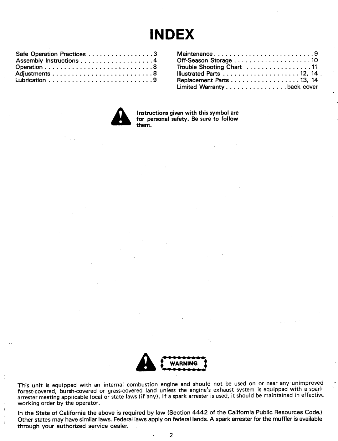 Cub Cadet 685 manual 