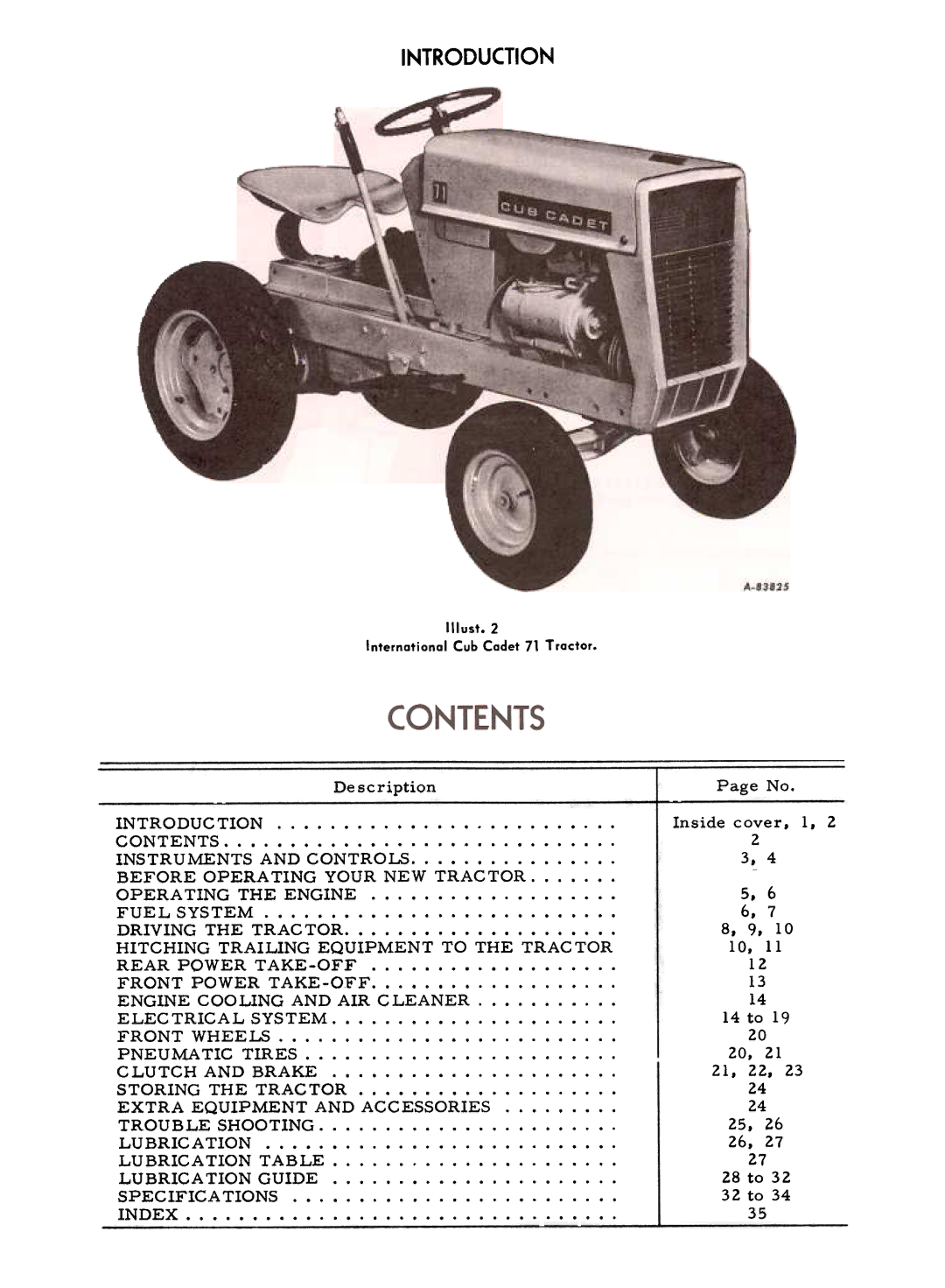 Cub Cadet 71 manual 32 to, 14 to 28 to 