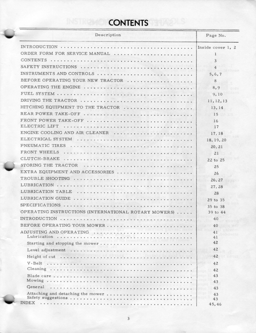 Cub Cadet 106, 73, 126, 127, 147, 107 manual 
