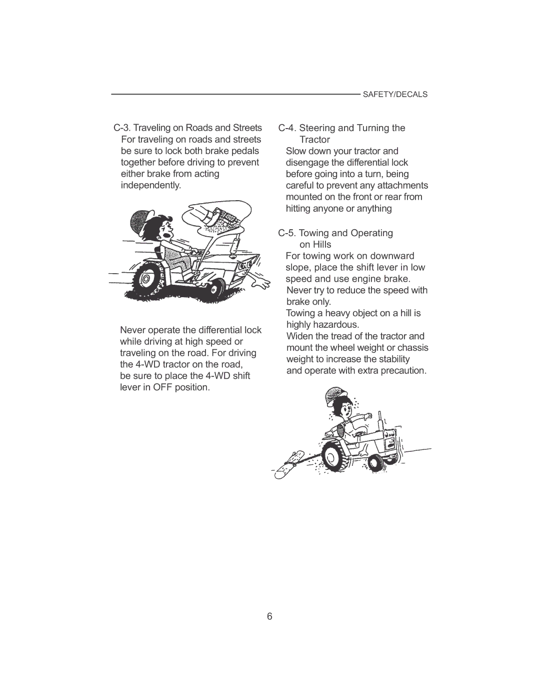 Cub Cadet 7530, 7532 manual Steering and Turning the Tractor 